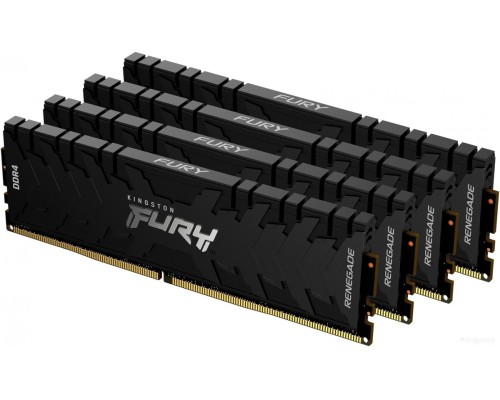 Модуль памяти Kingston FURY Renegade 4x16GB DDR4 PC4-25600 KF432C16RB1K4/64