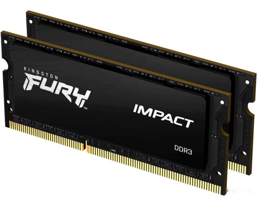 Модуль памяти Kingston FURY Impact 2x8GB DDR3 SODIMM PC3-12800 KF316LS9IBK2/16