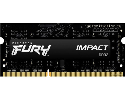 Модуль памяти Kingston FURY Impact 2x4GB DDR3 SODIMM PC3-14900 KF318LS11IBK2/8