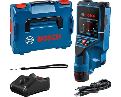 Детектор скрытой проводки Bosch D-tect 200 C Professional 0601081601 (с АКБ, кейс)