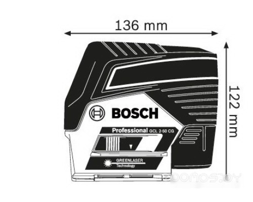 Лазерный нивелир Bosch GCL 2-50 CG Professional