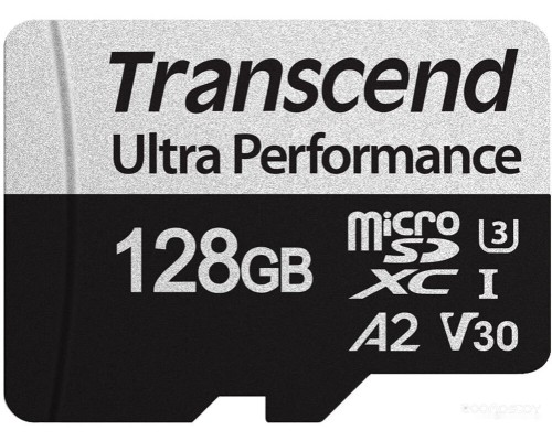 Карта памяти Transcend microSDXC 340S 128GB (с адаптером)