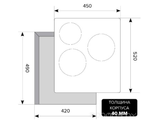 Варочная панель LEX EVI 430 IV