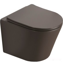 Унитаз CeramaLux B2330-2MDH (серый матовый)