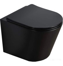 Унитаз CeramaLux B2330-1MB (черный матовый)