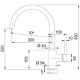 Смеситель Franke Lina XL 115.0626.019 (черный матовый)