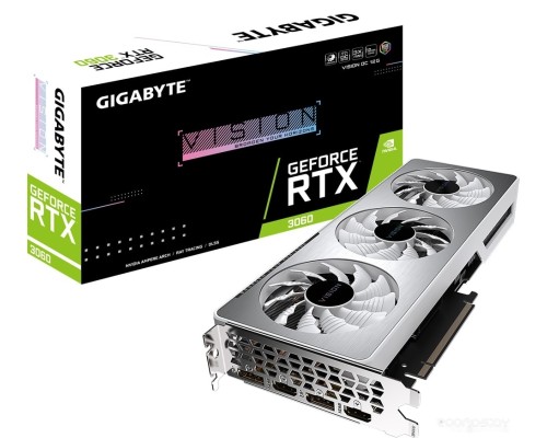 Видеокарта Gigabyte GeForce RTX 3060 Vision OC 12GB GDDR6 (rev. 2.0)