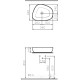 Умывальник Vitra Outline 5991B403-0016