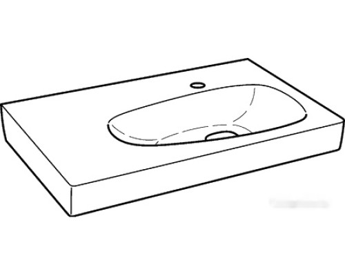 Умывальник Keramag Citterio 75x50 (123675000)