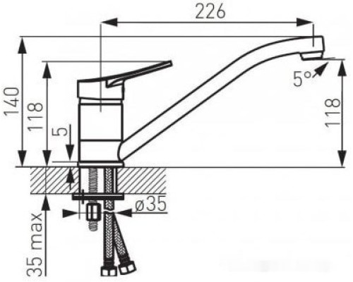 Смеситель Ferro Deco BDC4-12