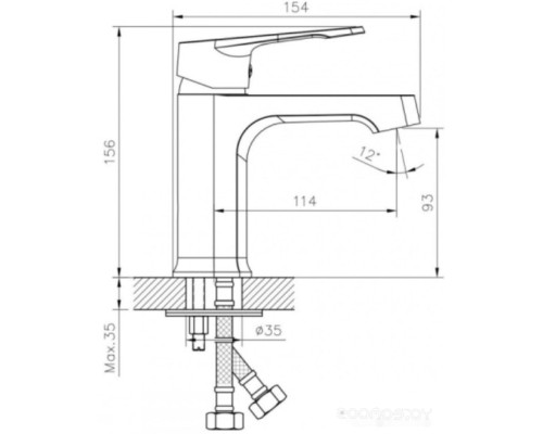 Смеситель DecoRoom DR23011