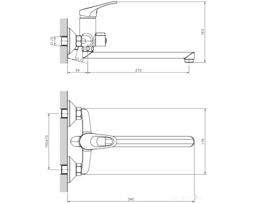 Смеситель DecoRoom DR21043