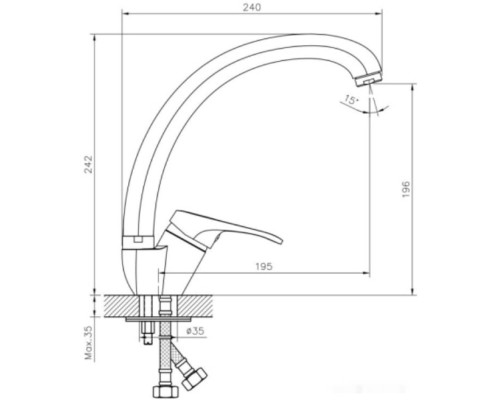 Смеситель DecoRoom DR21021