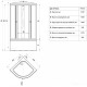 Душевой уголок Triton Стандарт Б1 90x90 (узоры)