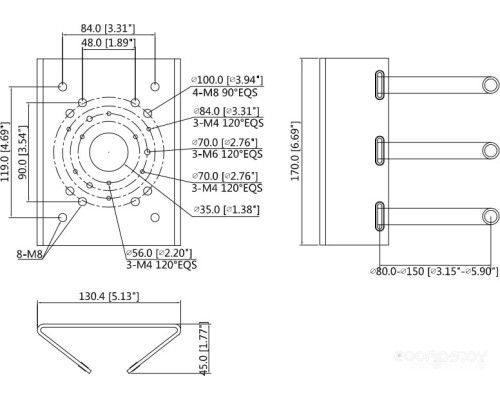 Кронштейн Dahua DH-PFA150