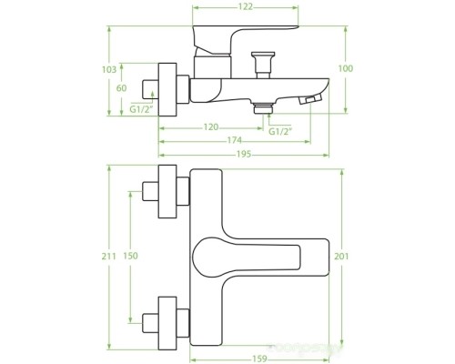 Смеситель Laveo Raila BLL 610D