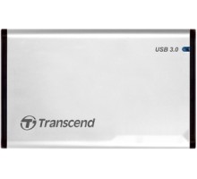 Бокс для жесткого диска Transcend StoreJet 25S3 (серебристый)