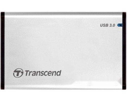 Бокс для жесткого диска Transcend StoreJet 25S3 (серебристый)