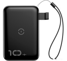 Портативное зарядное устройство Baseus Mini S Bracket Wireless PPXFF10W-01 10000mAh (черный)