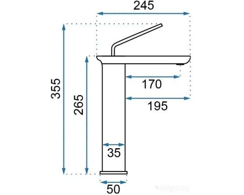 Смеситель Rea Modo B5664 (черный)