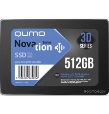 SSD-накопитель Qumo Novation Q3DT-512GSKF 512Gb