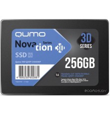 Внутренний SSD накопитель Qumo Novation Q3DT-256GSKF 256Gb