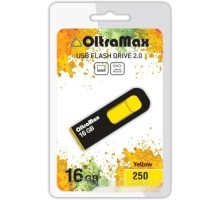 USB Flash OltraMax  250 16GB (желтый) [OM-16GB-250-Yellow]