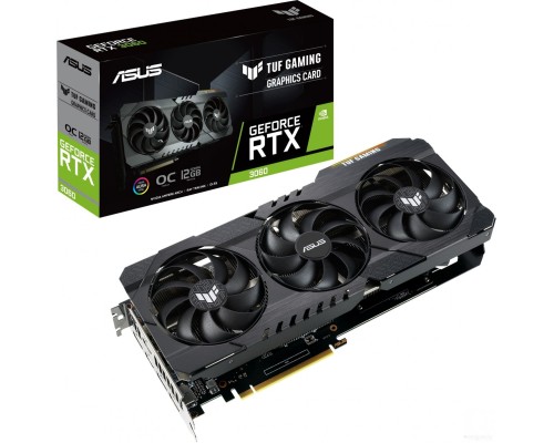 Видеокарта Asus TUF Gaming GeForce RTX 3060 V2 OC Edition 12GB GDDR6