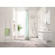 Смеситель Hansgrohe ShowerSelect Glass 15736400 (белый/хром)