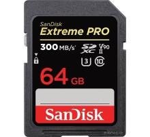 Карта памяти SanDisk Extreme PRO SDXC SDSDXDK-064G-GN4IN 64GB