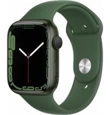 Умные часы Apple Watch Series 7 45 мм (зеленый/зеленый клевер спортивный)