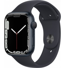 Умные часы Apple Watch Series 7 45 мм (темная ночь/темная ночь спортивный)