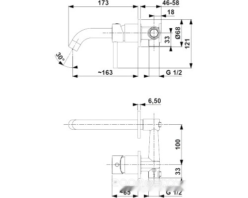 Смеситель Armatura Moza 5039-810-81