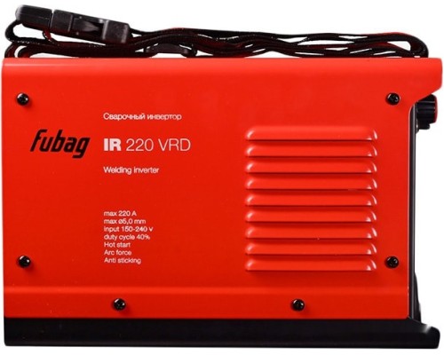 Сварочный инвертор FUBAG IR 220 V.R.D. 31405