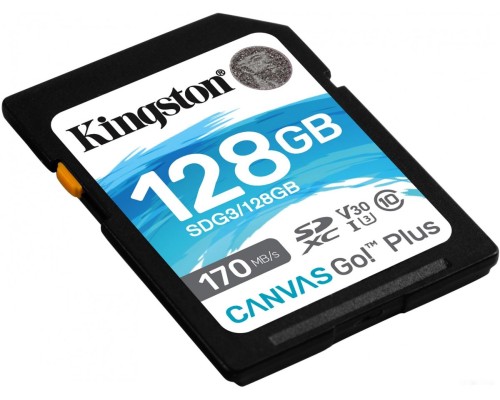 Карта памяти Kingston Canvas Go! Plus SDXC 128GB