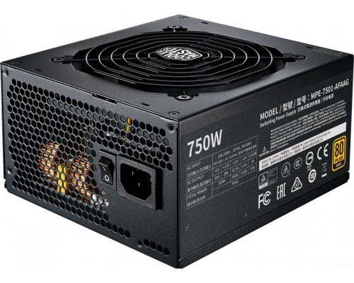 Блок питания Cooler Master MWE Gold 750 V2 Full Modular MPE-7501-AFAAG-EU