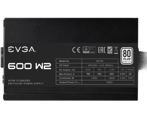 Блок питания EVGA 600 W2 100-W2-0600-K2