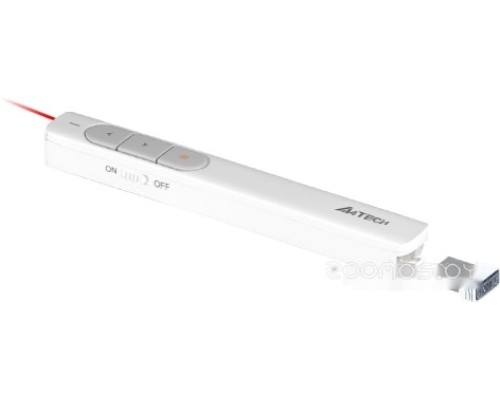 Пульт ДУ A4Tech Wireless Laser Pen LP15 (белый)