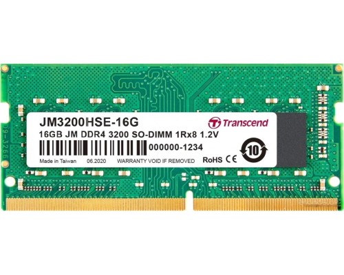 Модуль памяти Transcend JetRam 32GB DDR4 SODIMM PC4-25600 JM3200HSE-32G