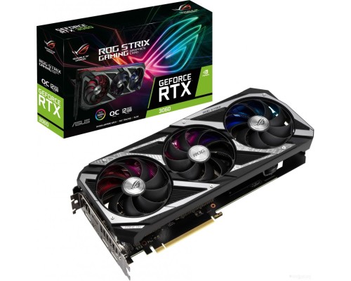 Видеокарта Asus ROG Strix GeForce RTX 3060 V2 OC Edition 12GB GDDR6