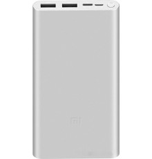 Портативное зарядное устройство Xiaomi Mi Power Bank 3 PLM13ZM 10000mAh (серебристый)