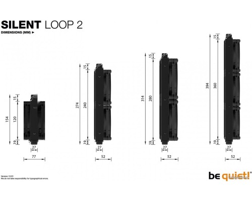 Кулер для процессора be quiet! Silent Loop 2 360mm BW012