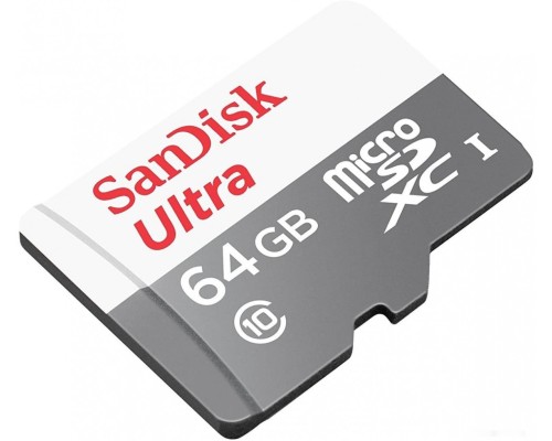 Карта памяти SanDisk Ultra SDSQUNR-064G-GN3MN microSDXC 64GB