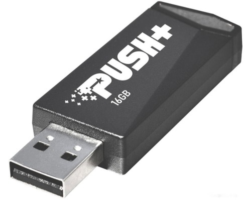 USB Flash Patriot Push+ 16GB (черный)