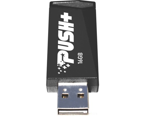 USB Flash Patriot Push+ 16GB (черный)