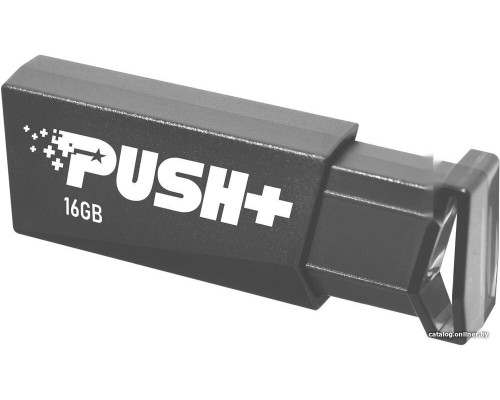 USB Flash Patriot Push+ 16GB (черный)