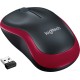 Мышь Logitech M185 (черный/красный)