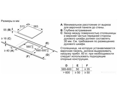 Варочная панель Bosch PUC64RAA5E