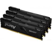 Модуль памяти Kingston FURY Beast 4x16GB DDR4 PC4-28800 KF436C18BBK4/64