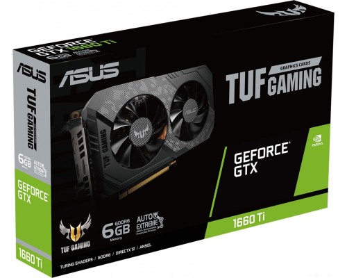 Видеокарта Asus TUF Gaming GeForce GTX 1660 Ti Evo 6GB GDDR6